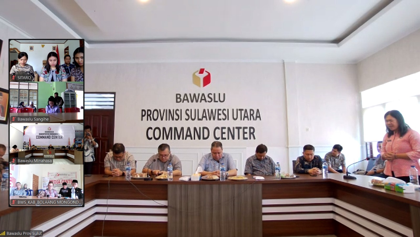 Optimalisasi Kinerja 2026, Bawaslu Sitaro Mengikuti Pembinaan SDM dan Evaluasi Sekretariat