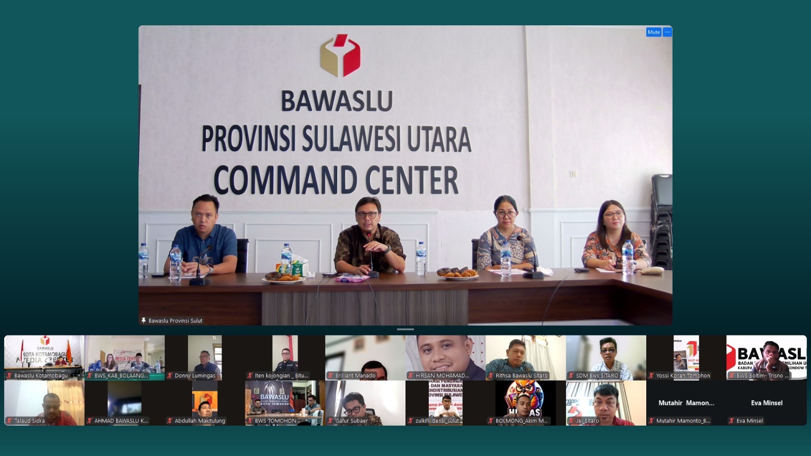 Perkuat Divisi HPS, Bawaslu Sitaro Hadiri Rakor Bersama Bawaslu Sulut