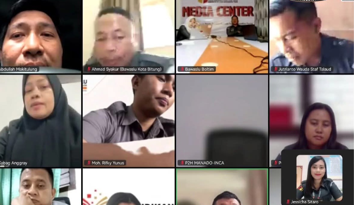 Bawaslu Sitaro Ikuti Rapat Finalisasi Persiapan Pelaksanaan P2P Bawaslu Kab/Kota