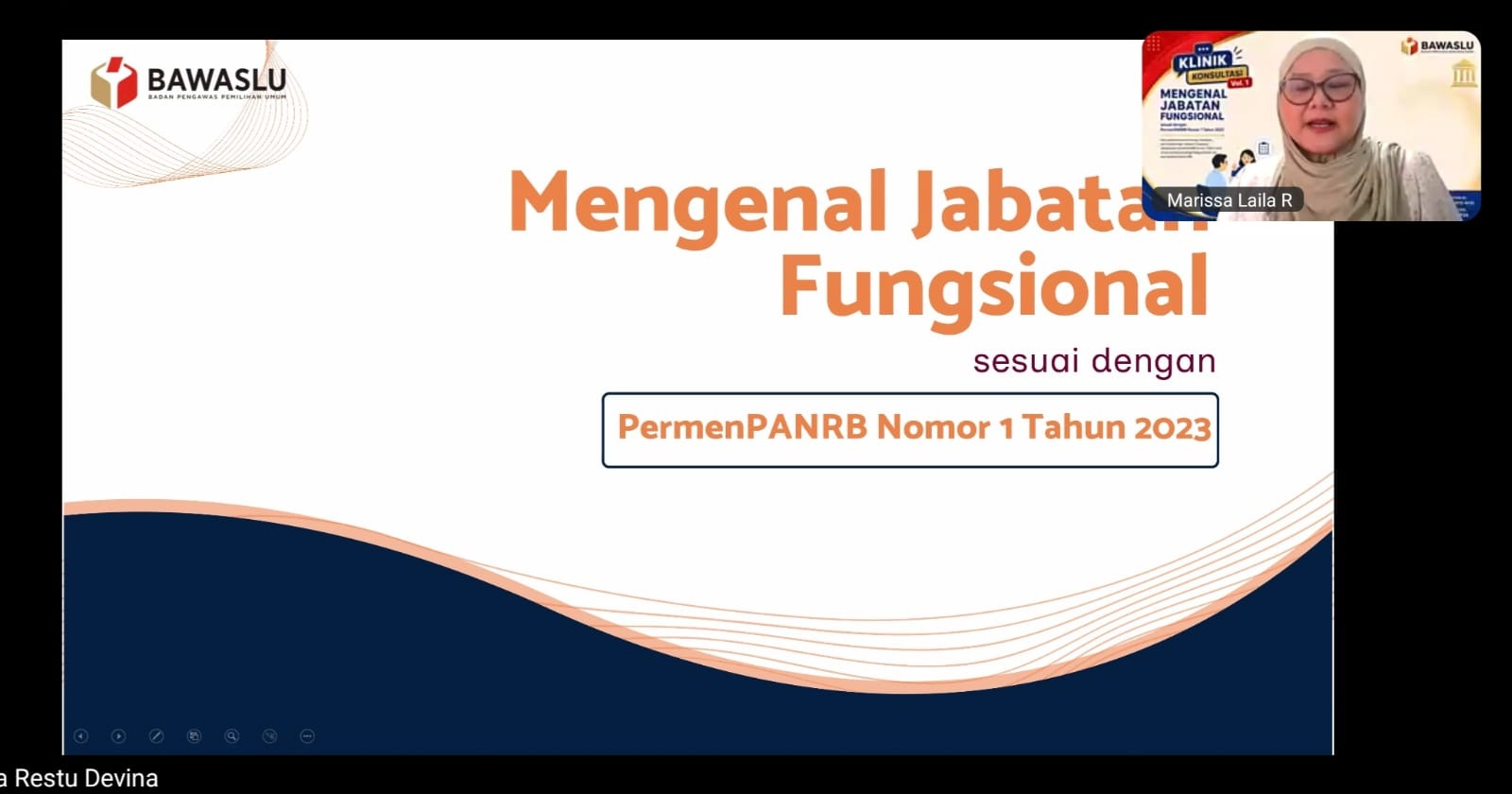 Bawaslu RI Bahas Pengelolaan Jabatan Fungsional Melalui Klinik Konsultasi Vol. 1