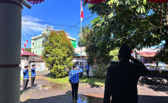 Bawaslu Sitaro Gelar Upacara HUT ke-80 RI