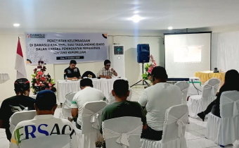 Bawaslu Sitaro Bangun Sinergi dengan DPR RI