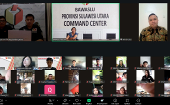 Diskusi Daring Bawaslu Sitaro Bahas Pengawasan Partisipatif, Digital, dan Penyelesaian Sengketa Pemilu