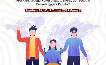 Bawaslu Sitaro Tegaskan Hak Politik Penyandang Disabilitas dalam UU 