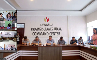 Optimalisasi Kinerja 2026, Bawaslu Sitaro Mengikuti Pembinaan SDM dan Evaluasi Sekretariat