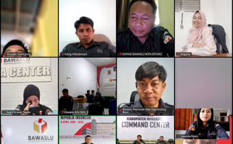 Tangkapan Layar Zoom Meeting Rapat Persiapan P2P