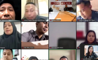 Bawaslu Sitaro Ikuti Rapat Finalisasi Persiapan Pelaksanaan P2P Bawaslu Kab/Kota